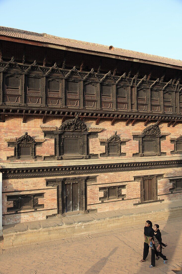 Nepal, Kathmandu Valley, Bhaktapur, Durbar Square, Palace of 55 Windows