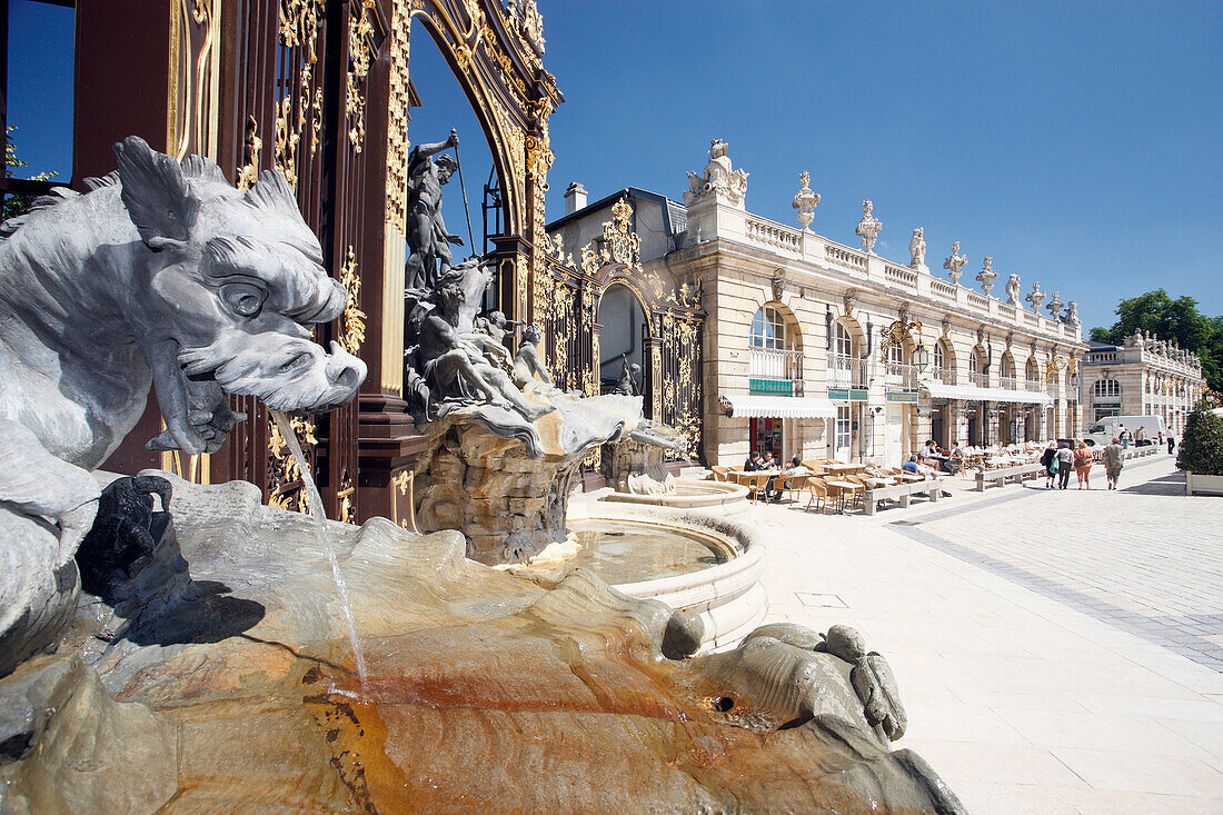 France, Lorraine, Meurthe et Moselle, Nancy, Stanislas square