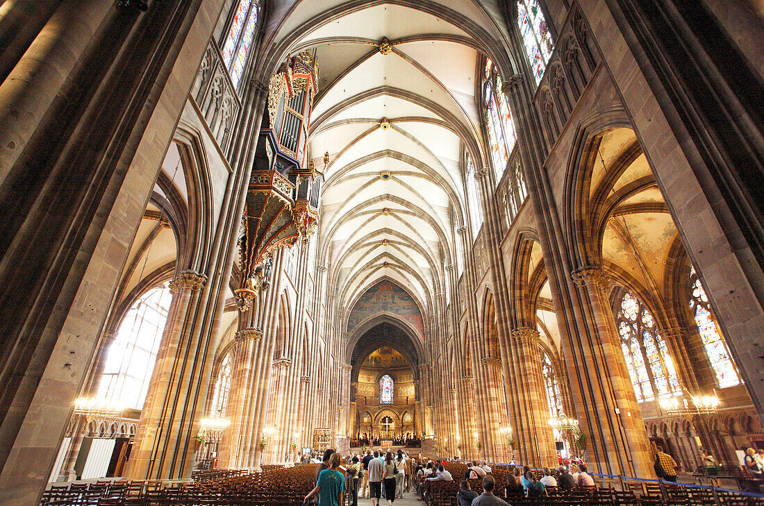 France, Alsace, Bas-Rhin, Strasbourg cathedral