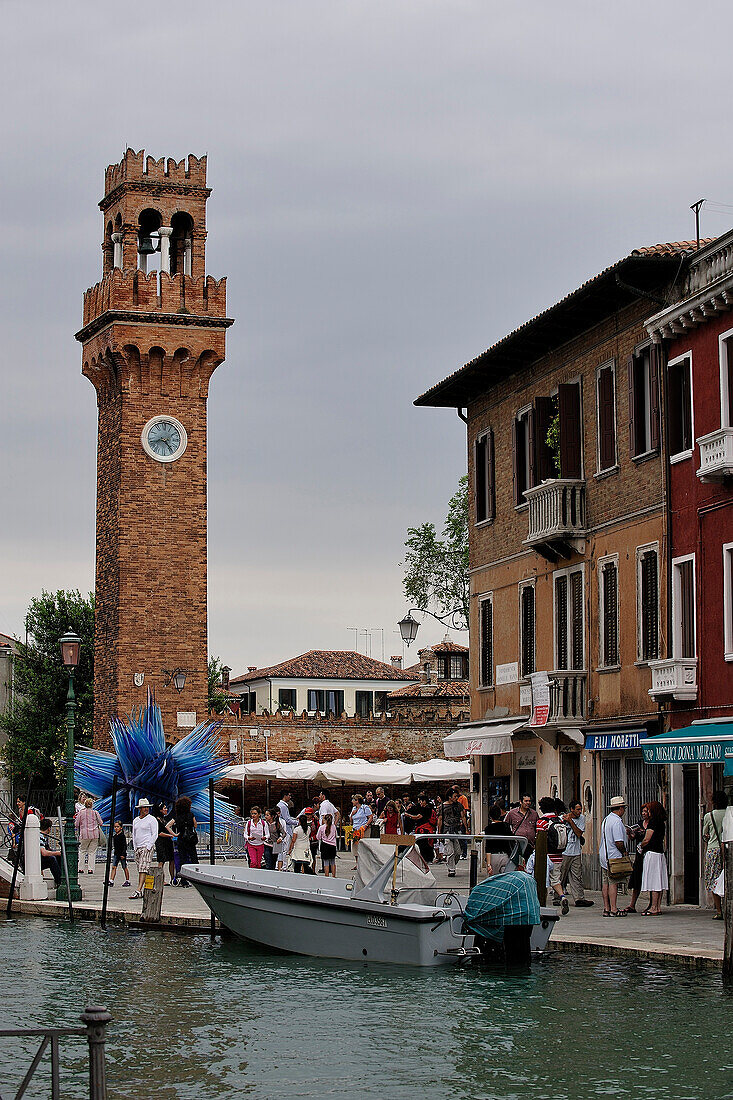 Italy, Veneto, Venice, Murano, campanile