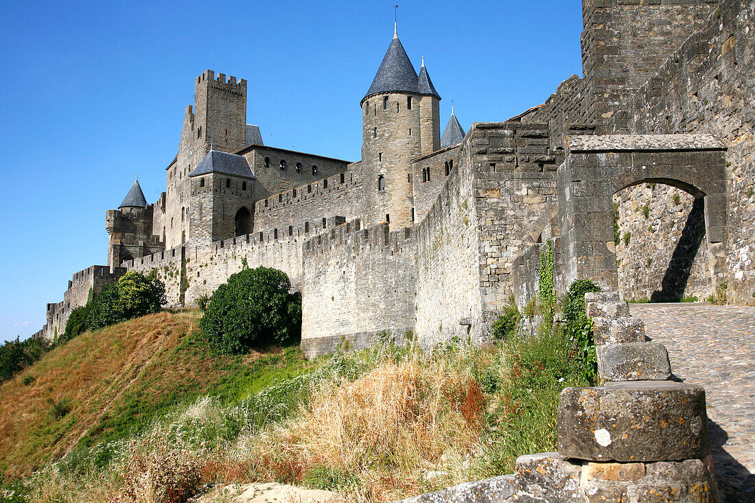 France, Languedoc-Roussillon, Aude, Carcassonne, medieval city (Unesco world heritage)