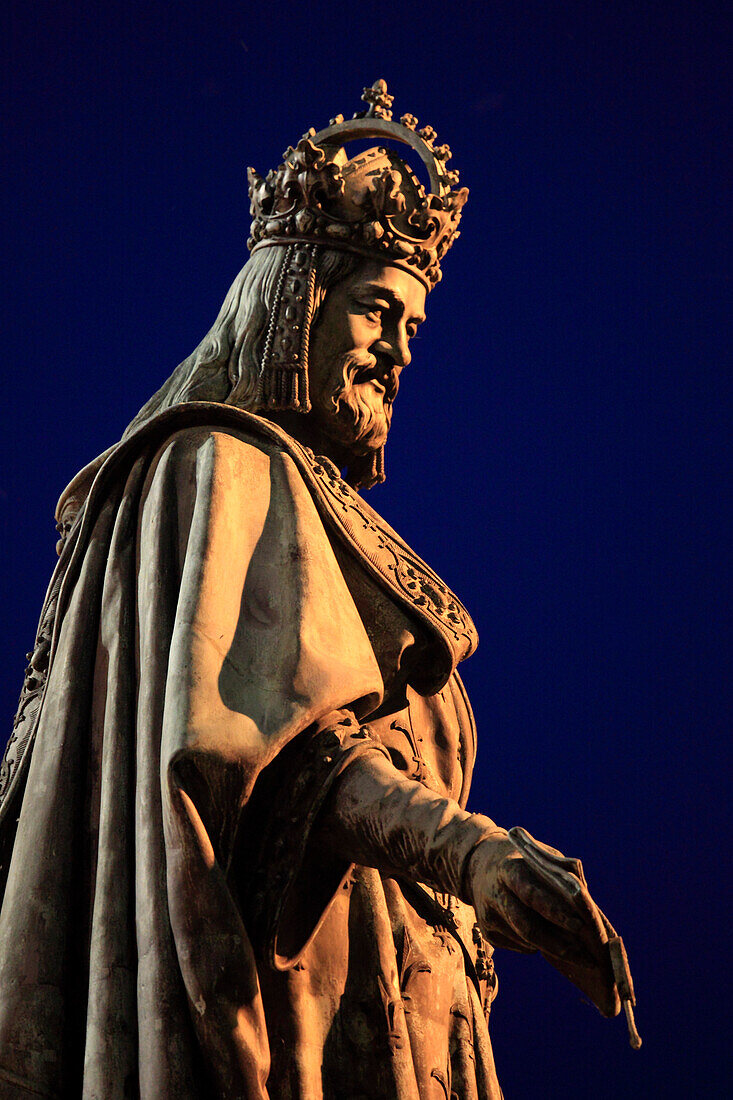 Czech Republic, Prague, statue of Charles IV