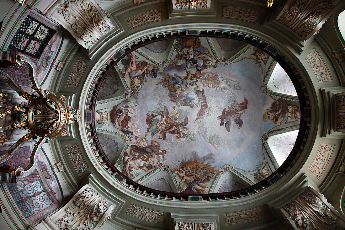 Czech Republic, Prague,  St Nicholas Church interior