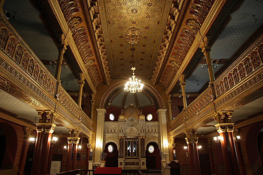 Poland, Krakow, Kazimierz, Tempel Synagogue interior