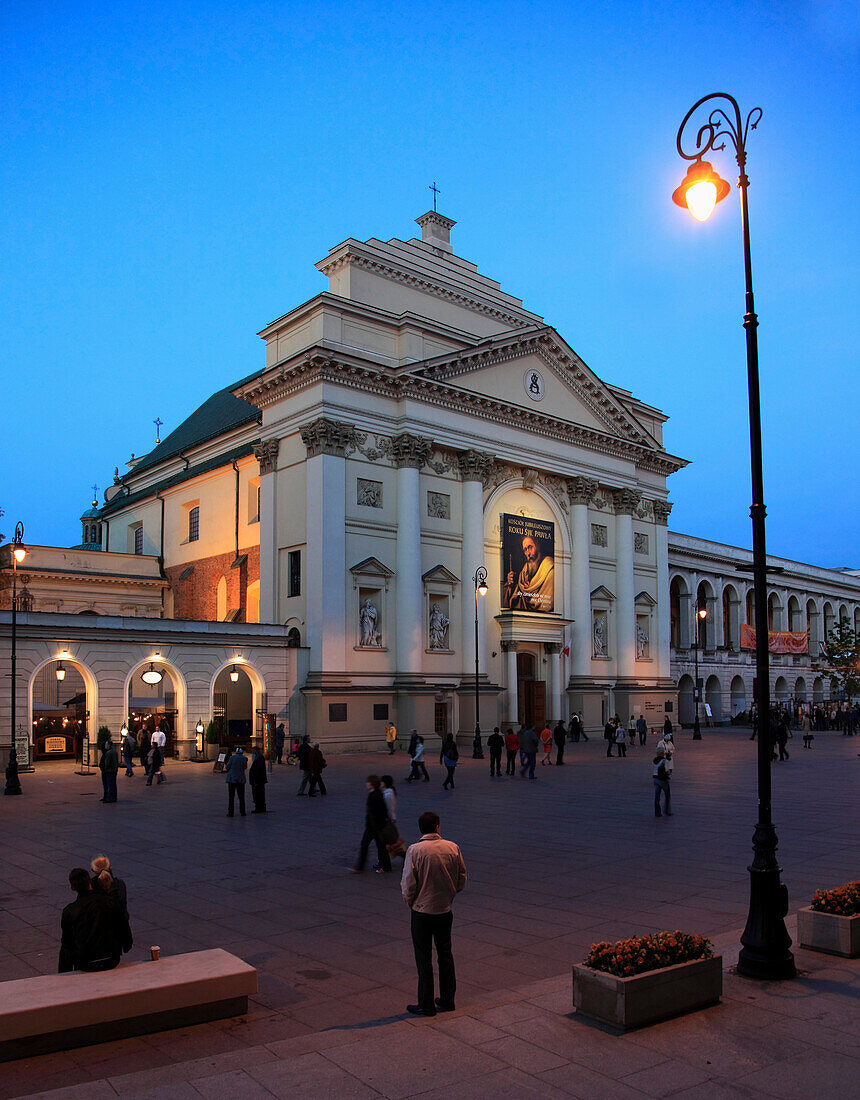 Poland, Warsaw, St Anne's Church