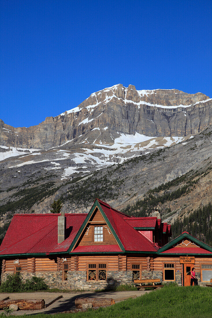 Canada, Alberta, Banff National Park, Num-Ti-Jah Lodge, Mount Thompson