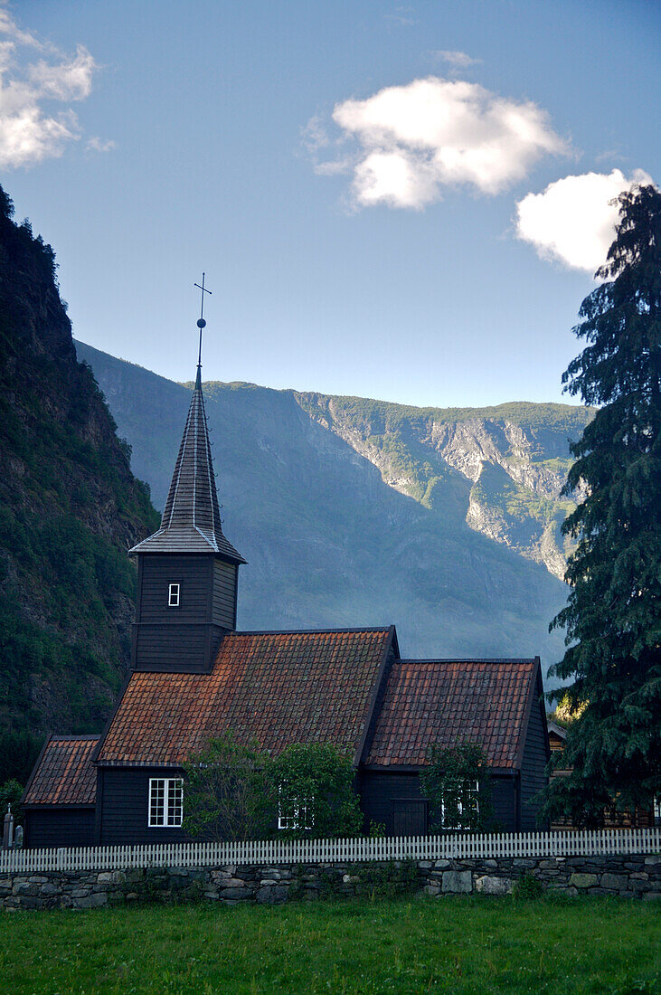 Church, Flam valley, Norway