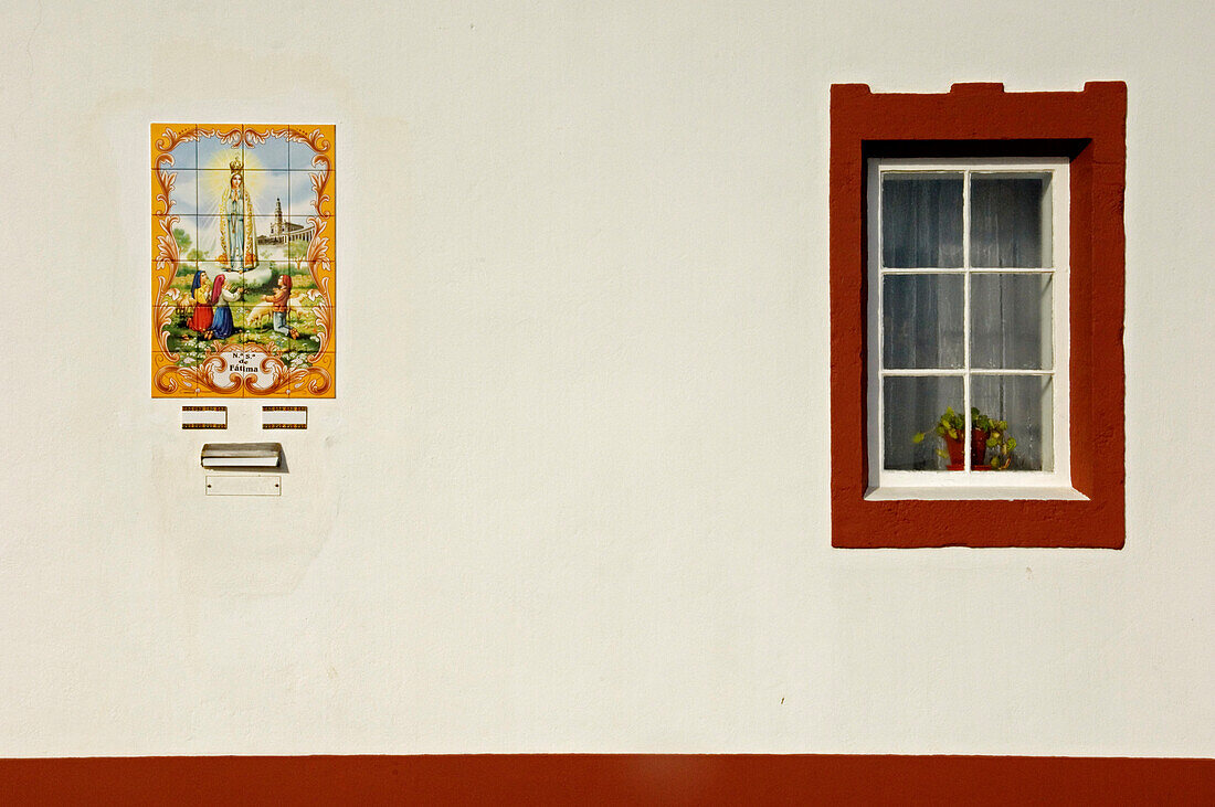 Chapel of Nossa Senhora de Fatima, Santa Maria Island. Archipelago of the Azores. Portugal