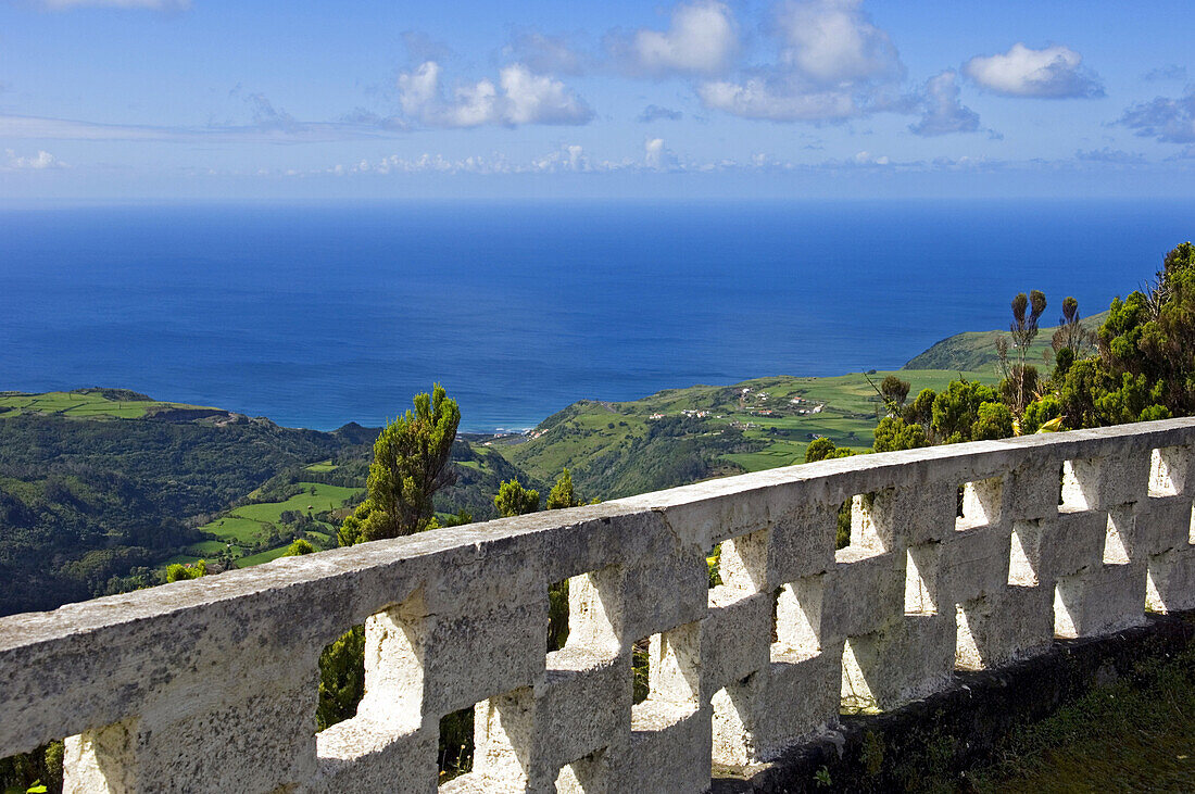 View of Santa Maria Island landscape, Azores, Portugal