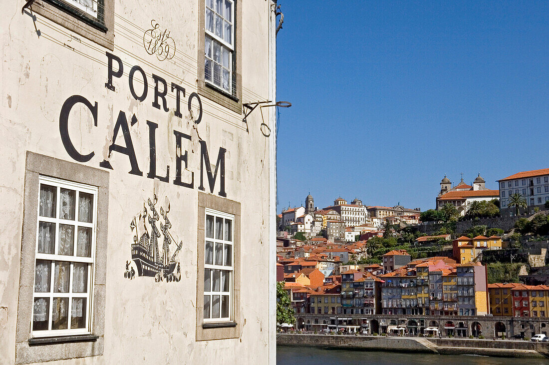 Buildings along the Douro river, Oporto, Portugal
