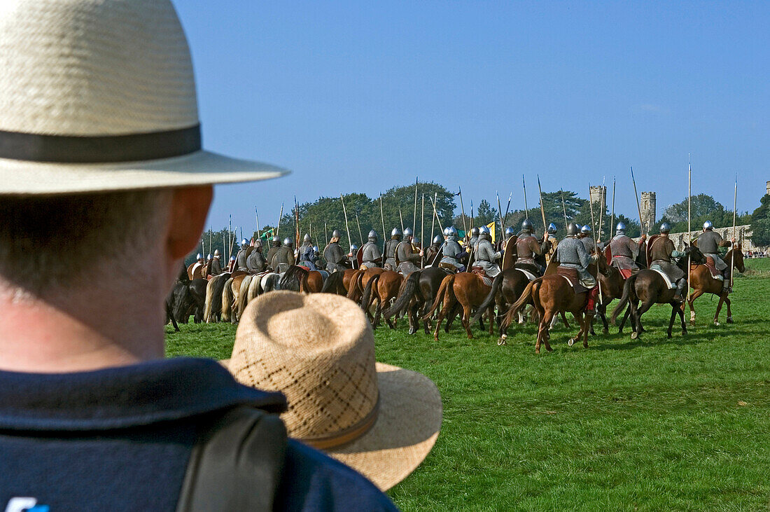 Battle of Hastings re-enactment, Battle. East Sussex