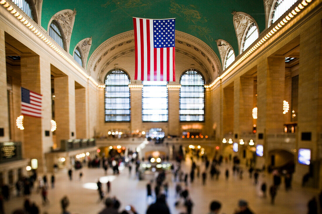 Inside Grand Central Station Grand Central Terminus, New York. USA.