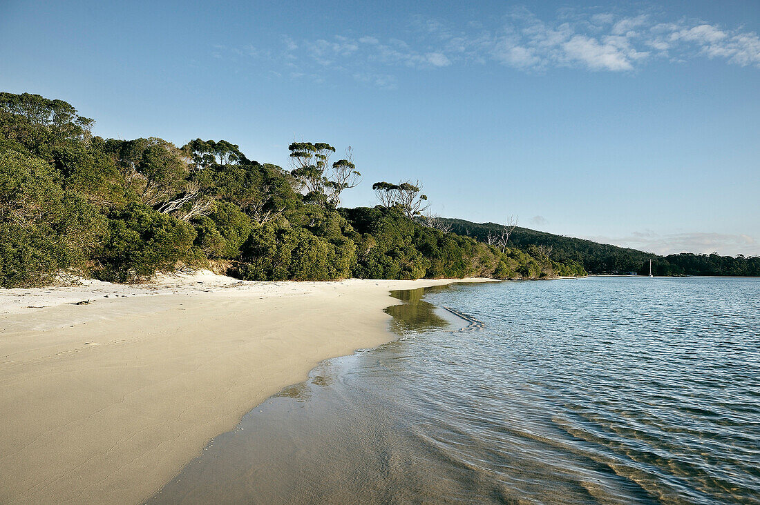 Recherche Bay at the sout east cap, coastline, Southport, Tasmania, Australia