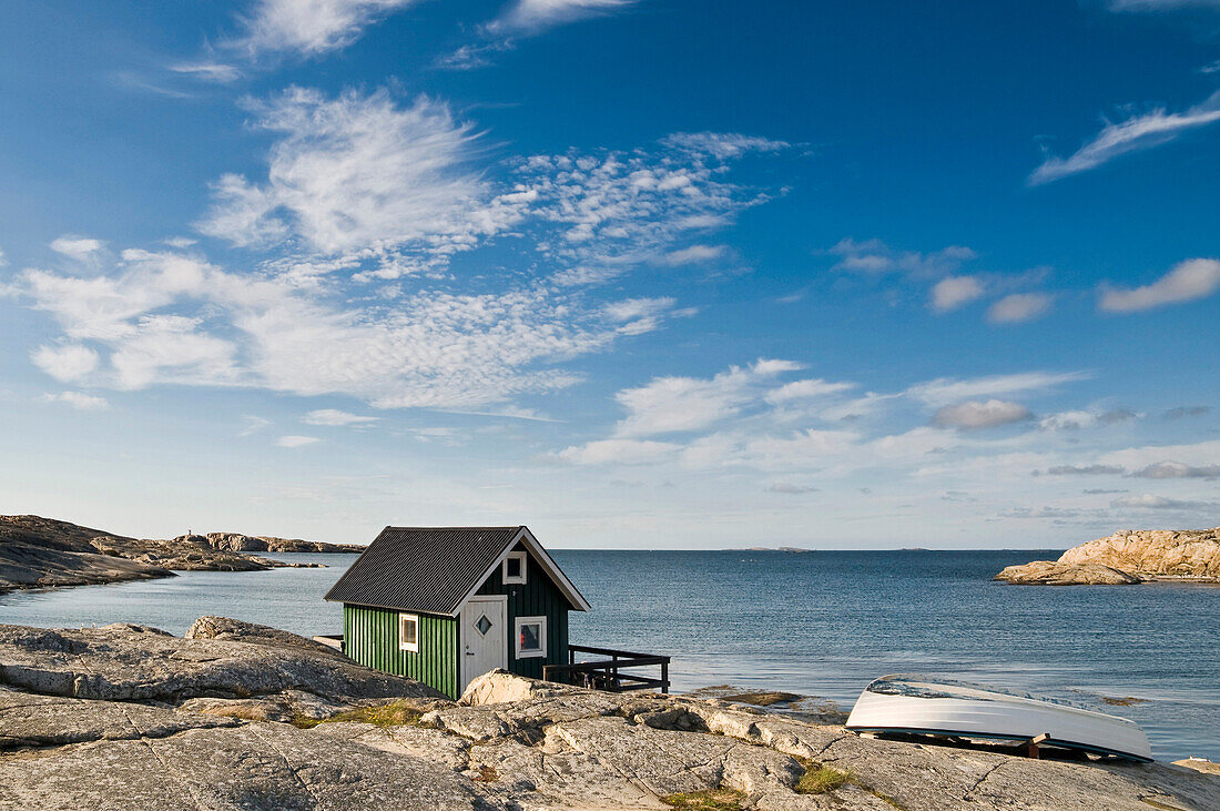 Küste in der Nähe von Smögen, Bohuslän, Schweden