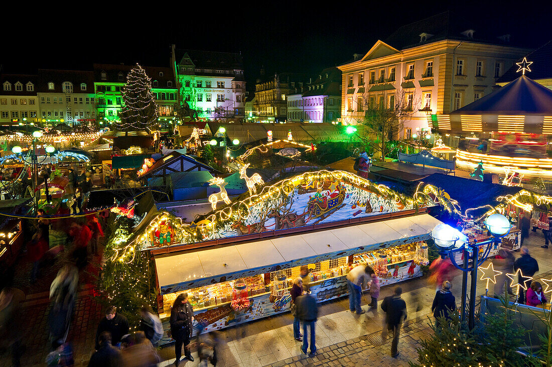 Weihnachtsmarkt, Landau, Rheinland-Pfalz, Deutschland