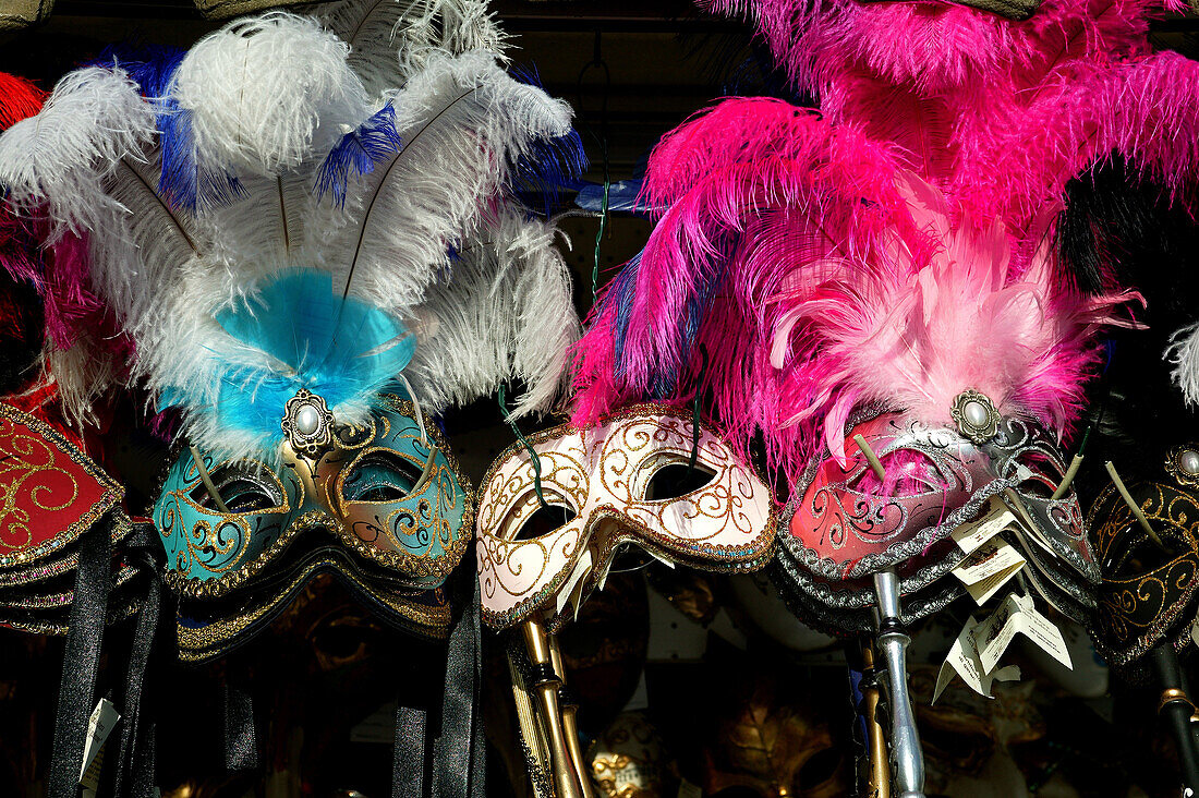 Carnival masks, Close Up, Venice, Italy