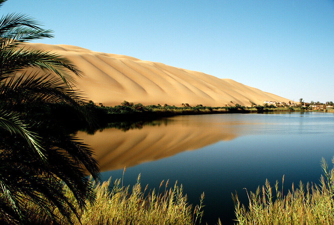 Gabroun Lake, Ubari, Sand Sea, near Germa, Libya