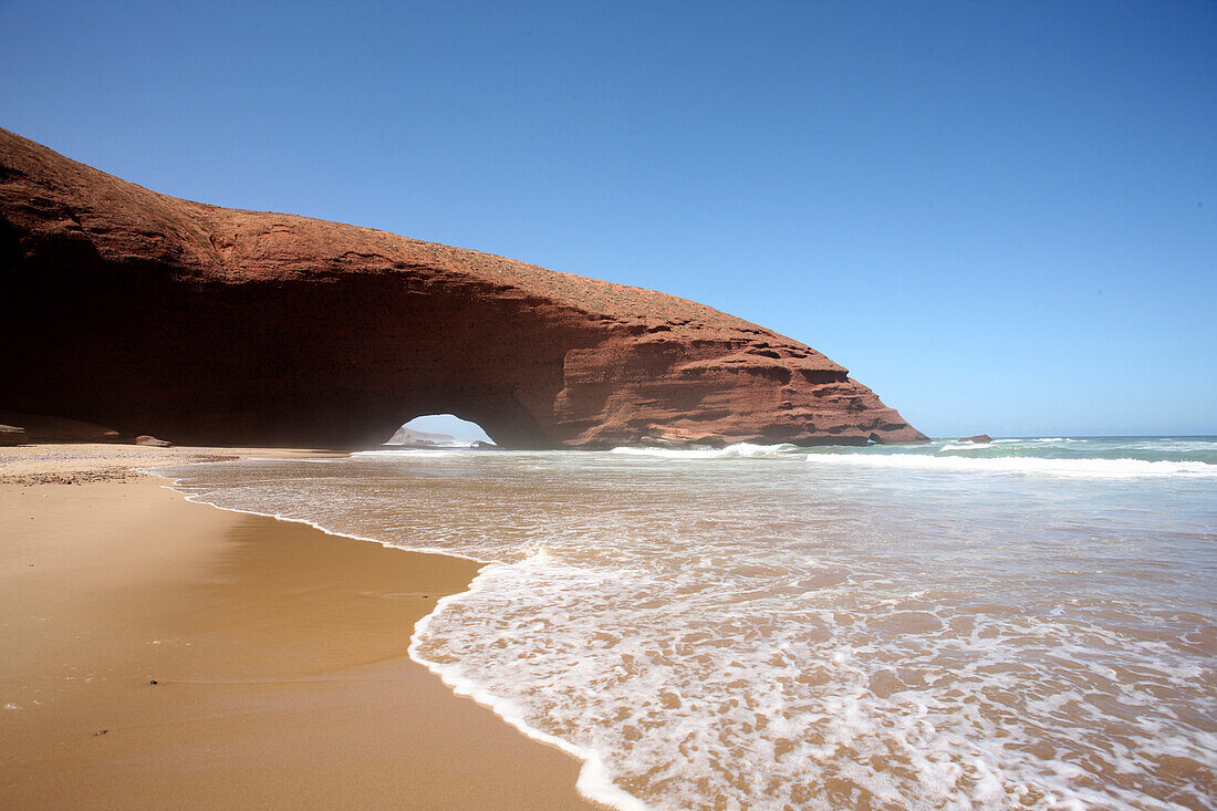 Beach between Mirleft and Sidi ifni, Morocco