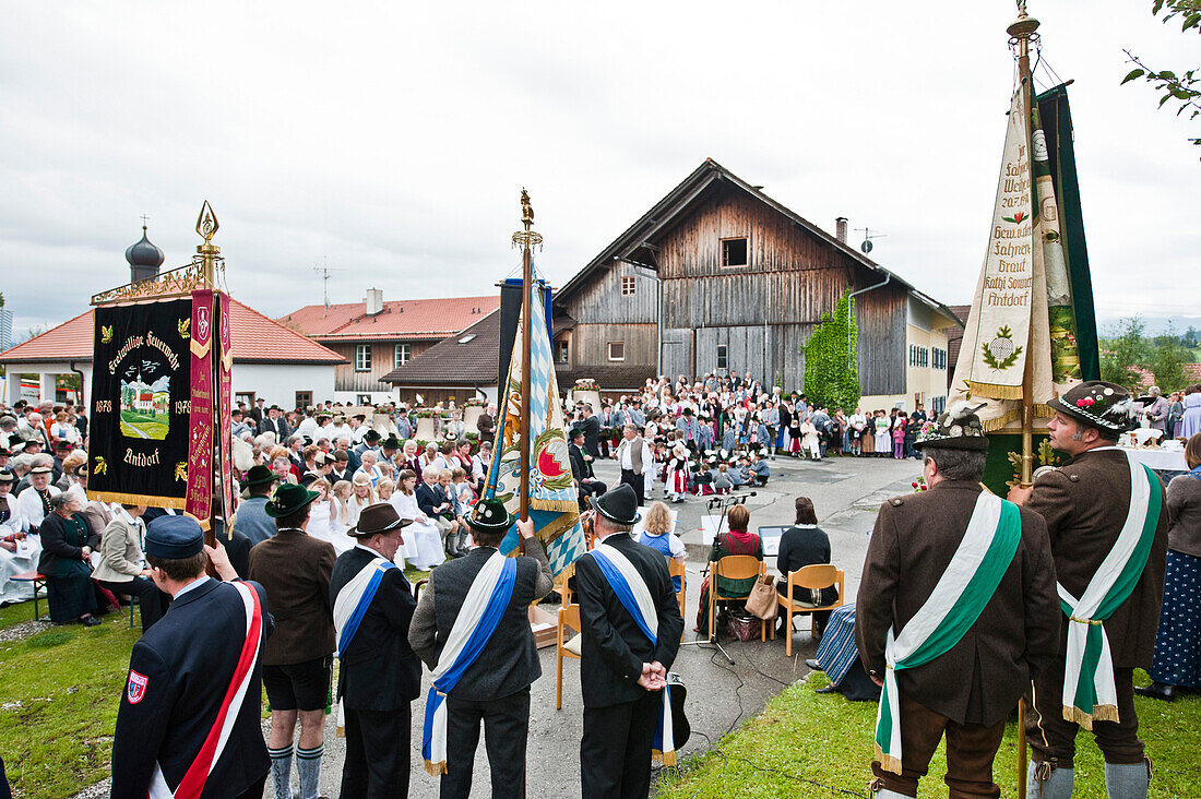 Christening of a bell, Antdorf, Bavaria, Germany