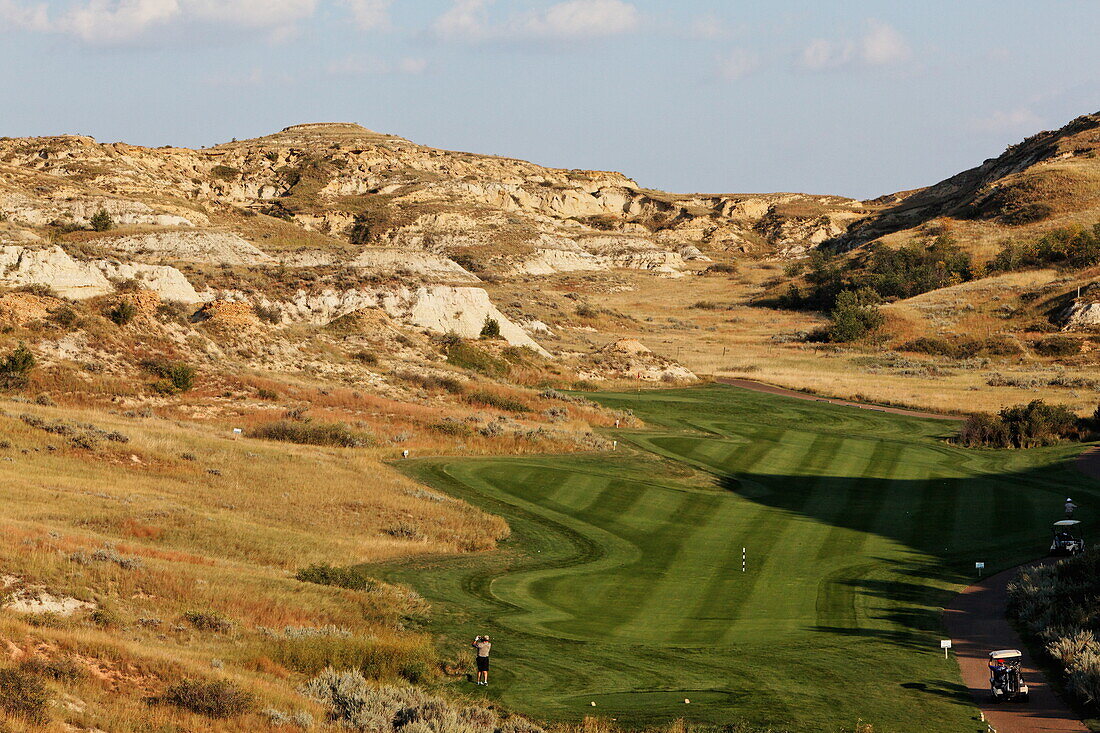 The Bully Pulpit Golfkurs, Medora, North Dakota, USA