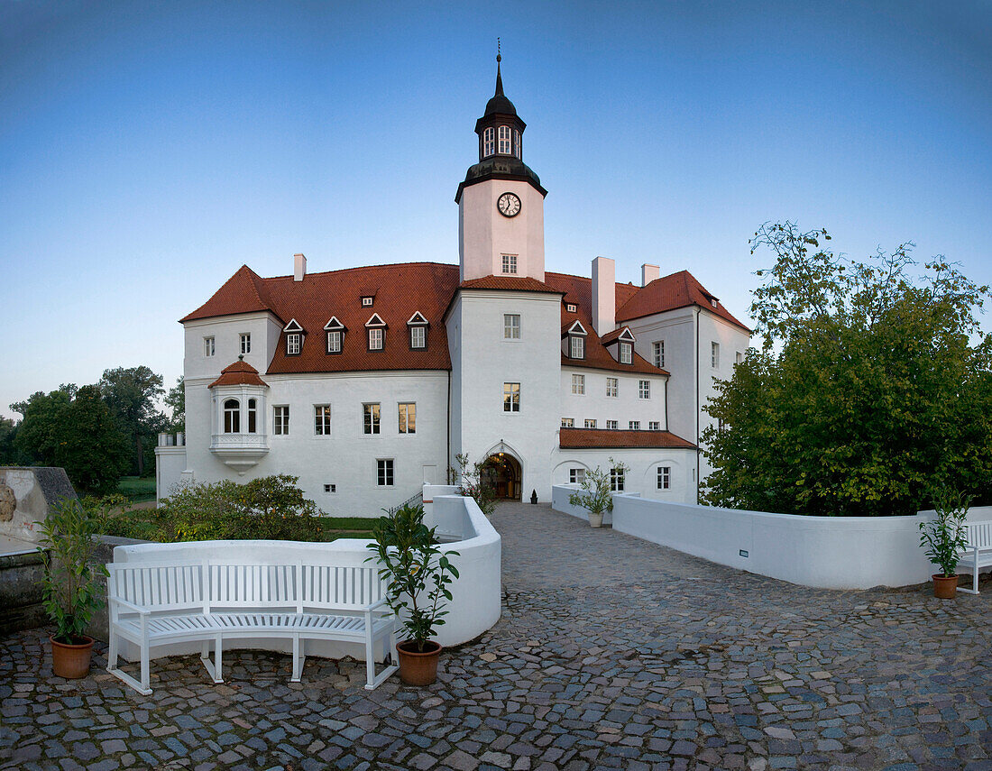 Water Castle, Fürstlich Drehna, Luckau, Administrative District Dahme Spreewald, Land Brandenburg, Germany