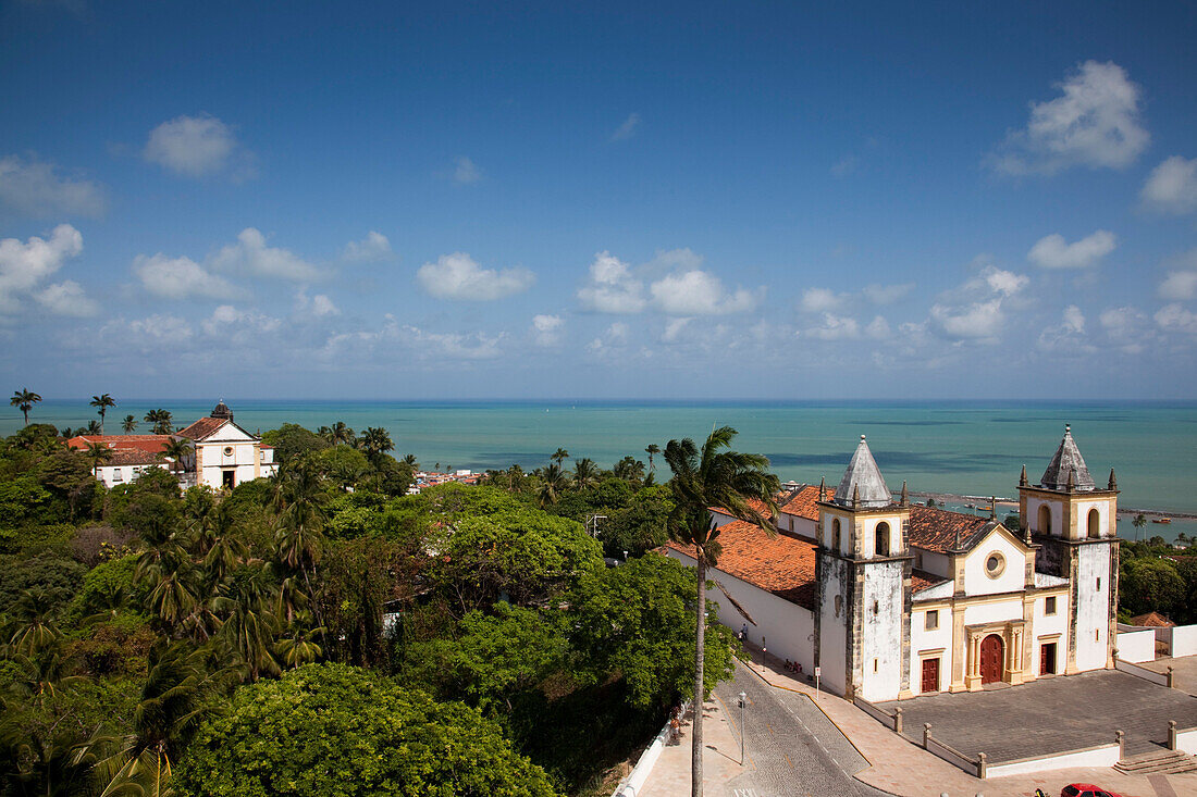 Igreja de Sao Salvador do Mundo church, Olinda, near Recife, Pernambuco, Brazil, South America