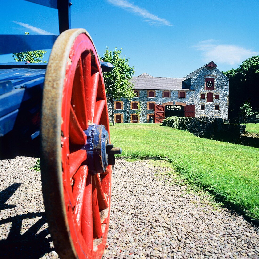 Delivery cart, Jameson distillery, Heritage centre, Midleton, County Cork, Ireland