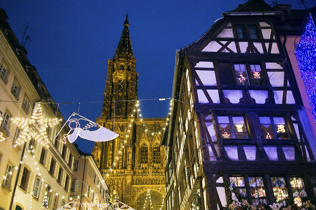 Christkindelsmärik, Christmas market, Strasbourg, Alsace, France