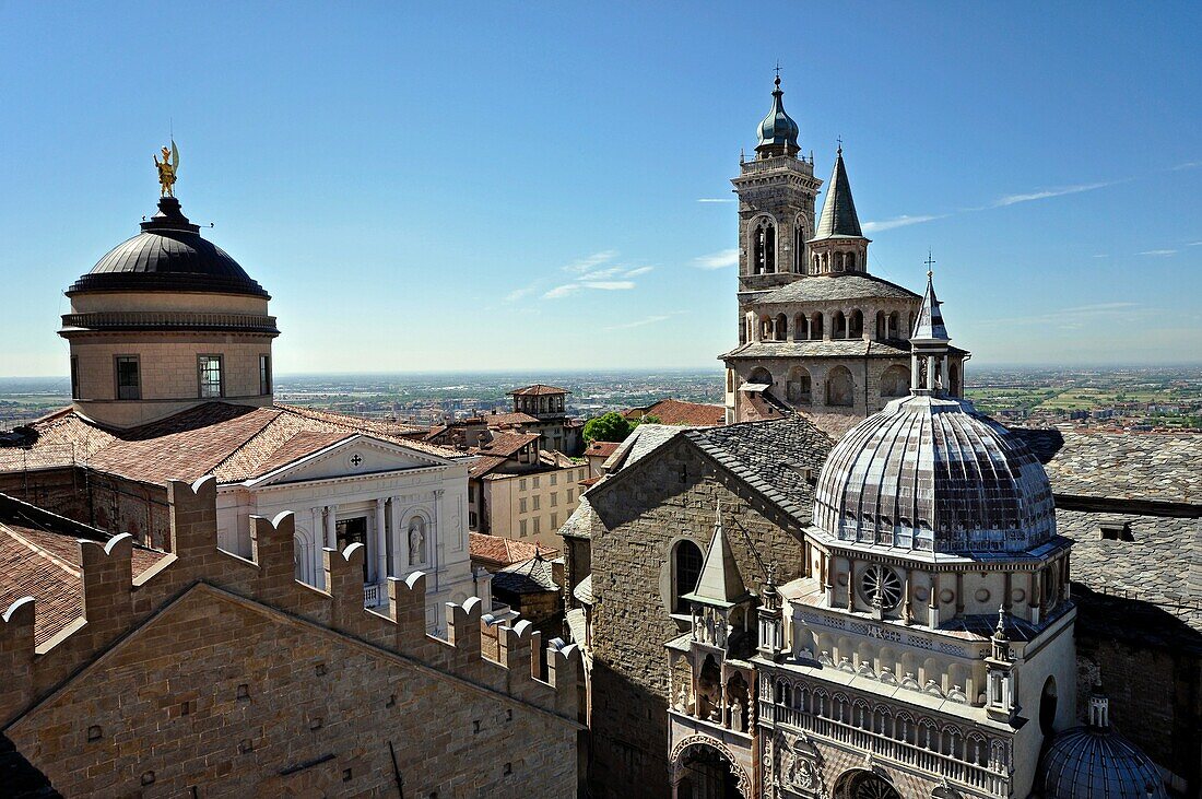 italy, Bergamo, panorama