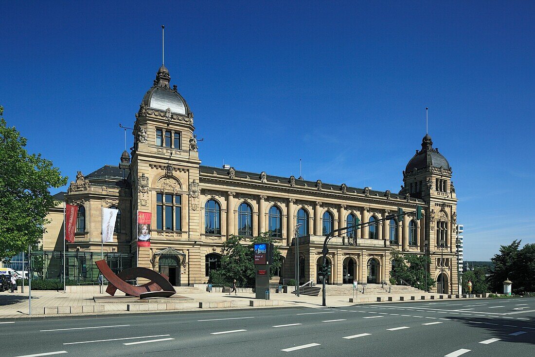 Germany, Wuppertal, Wupper, Bergisches Land, North Rhine-Westphalia, NRW, D-Wuppertal-Elberfeld, historic town hall on the Johannisberg, Gruenderzeit, time of foundation, renaissance