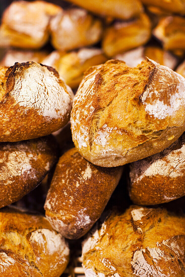 France, Aquitaine Region, Gironde Department, Bordeaux, Marche des Capucins market, bread