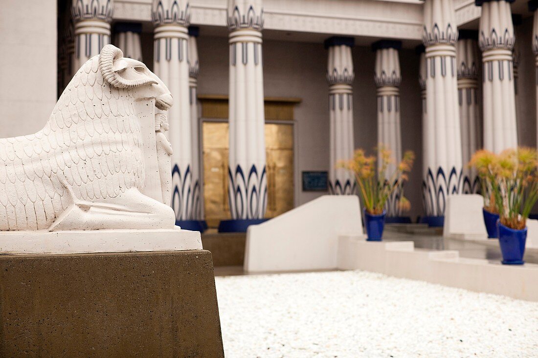 USA, California, San Jose, Rosicrucian Egyptian Museum, detail