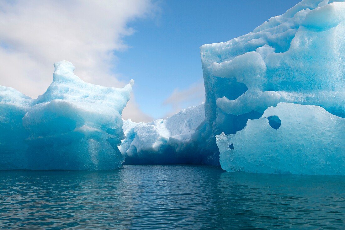 Alaska, Fords Terror Wilderness Area near Juneau, Tracy Arm, iceberg, Piece of ice
