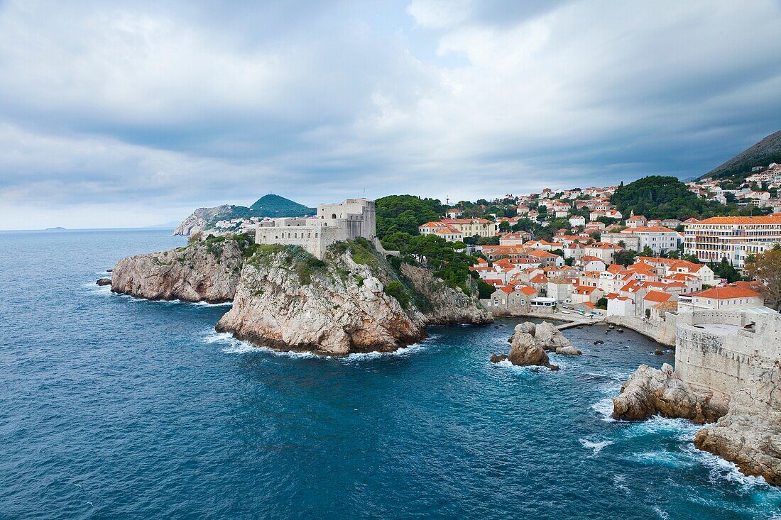 Bokar Fortress, Old Town of Dubrovnik, Dubrovnik City, Croatia, Adriatic Sea, Mediterranean Sea