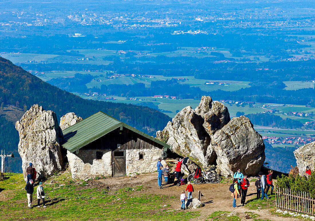 Steinling Alm, Kampenwand, Chiemgau, Oberbayern, Bayern, Deutschland