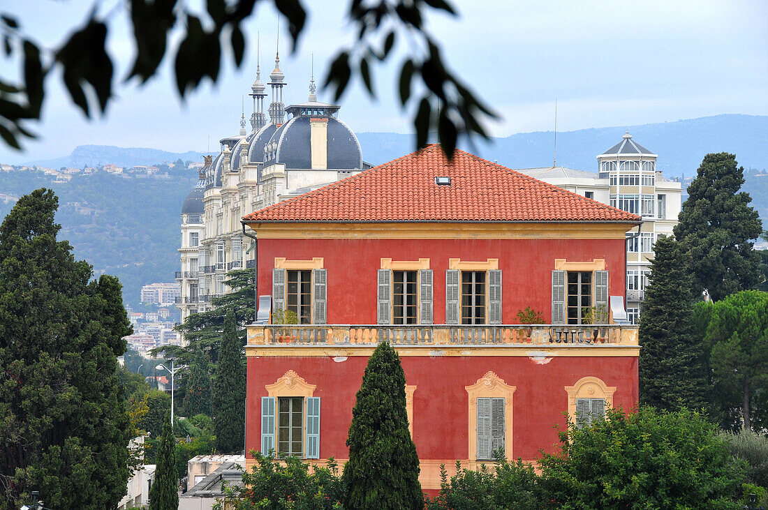 Blick auf das Matisse Museum, Nizza, Côte d'Azur, Süd Frankreich, Europa