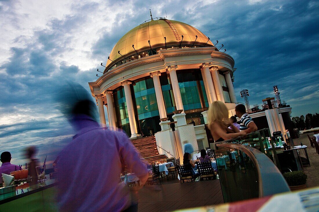 The Sirocco Bar and Restaurant, State Tower, Silom District, Bangkok, Thailand, Southeast Asia, Asia