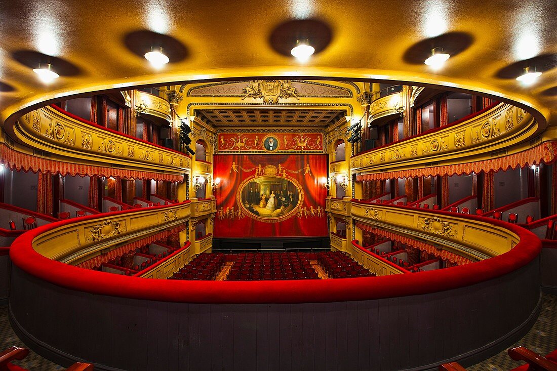 Valdes Theater Palace 1920 designed by Manuel del Busto  Aviles  Asturias  Spain