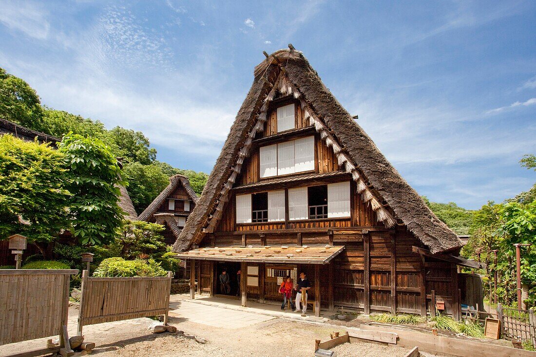Kawasaki City-Minka-en Park-Japan Open-air Folk House Museum-Yamashita House.