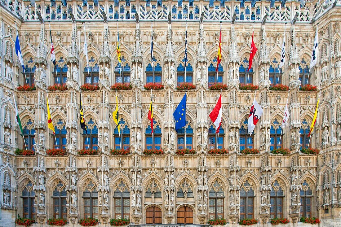 Belgium- August 2010 Leuven City The City Hall.