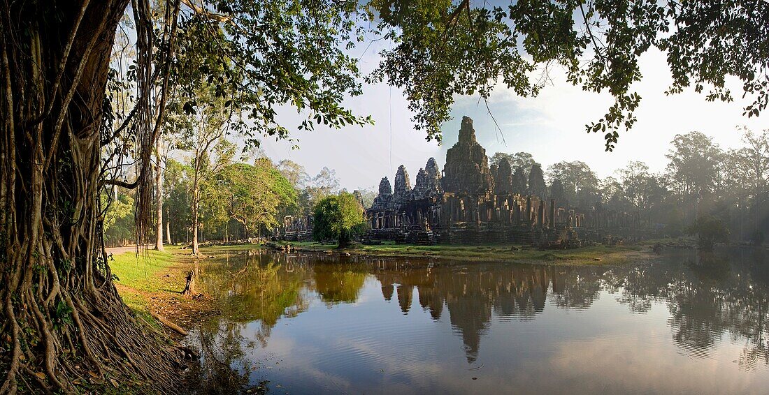 Cambodia-No  2009 Siem Reap City Angkor Temples W H  Bayon Temple.