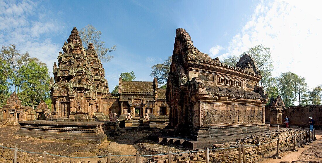 Cambodia-No  2009 Siem Reap City Angkor Temples W H  Banteay Srei Temple.