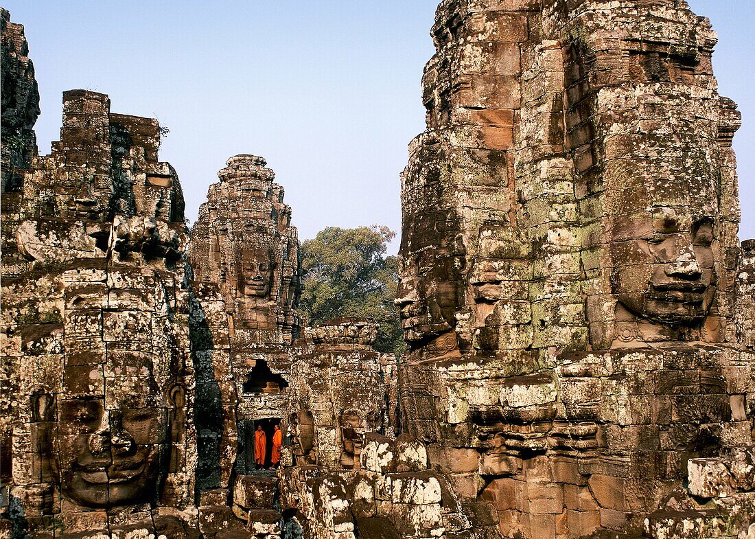 Cambodia-Nov 2009 Angkor Temples W H  Bayon Temple.