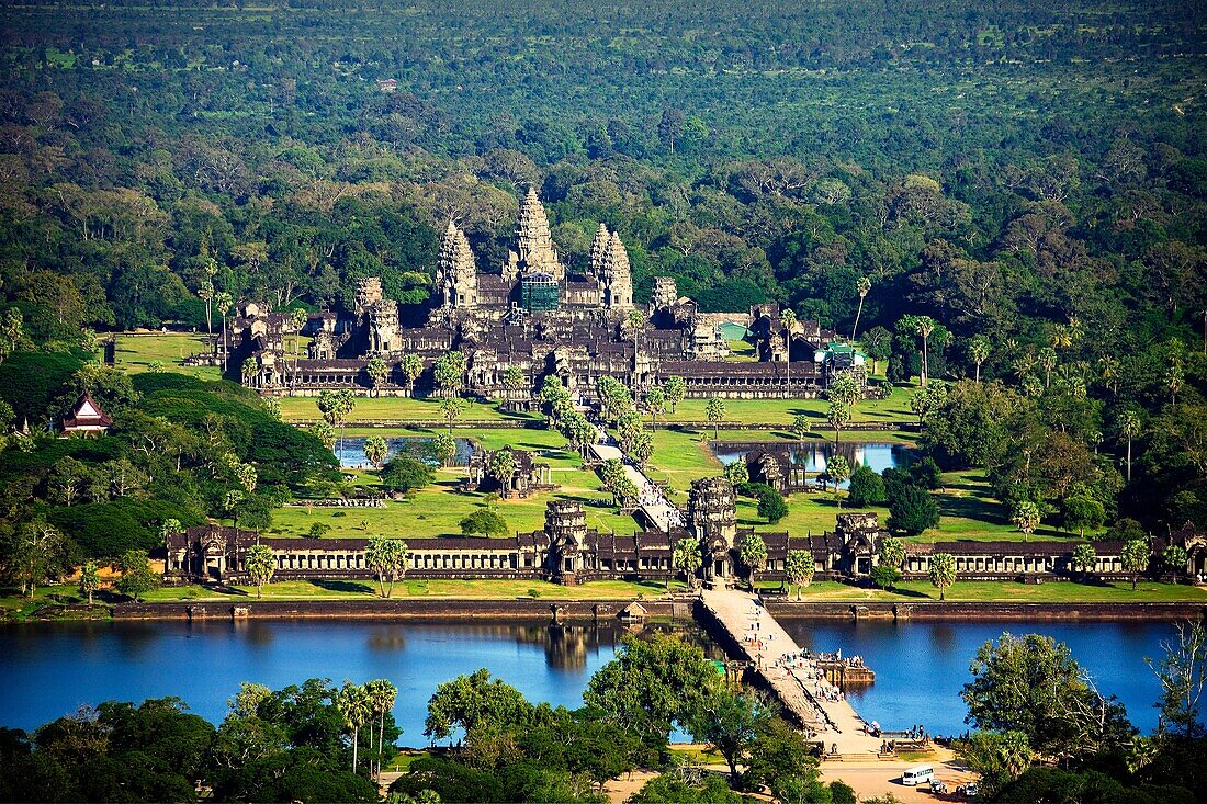 Cambodia-No  2009 Siem Reap City Angkor Temples W H  Angkor Wat Temple.