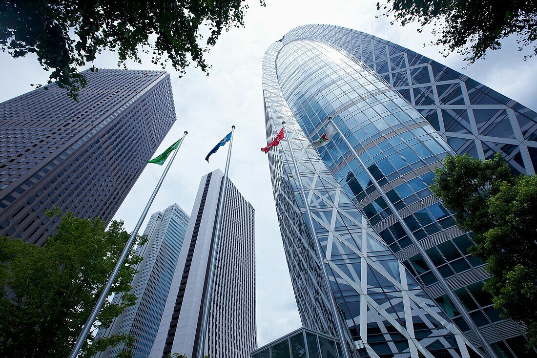 Cocoon Tower, Shinjuku district, Tokyo, Japan