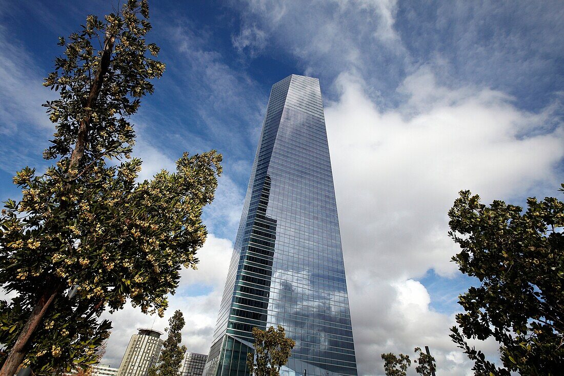 Torre de Cristal, CTBA, Cuatro Torres Business Area, Madrid, Spain.