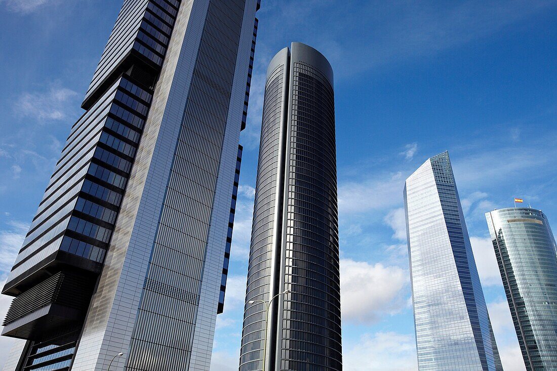 CTBA, Geschäftsviertel Cuatro Torres, Madrid, Spanien.