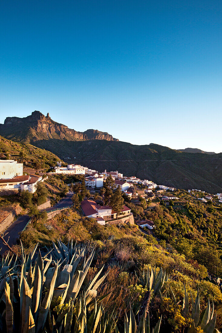 Tejeda vor Roque Nublo, Gran Canaria, Canary Islands, Spain