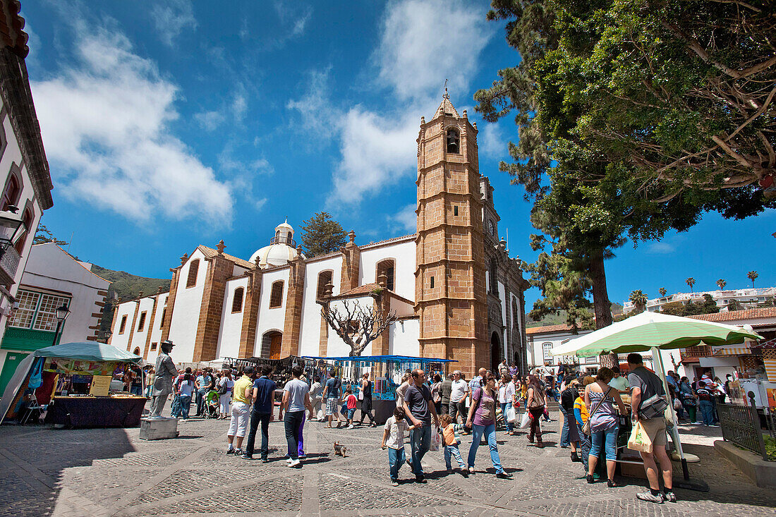 Bauernmarkt, Basilica Nuestra Senora del Pino, Teror, Gran Canaria, Kanarische Inseln, Spanien