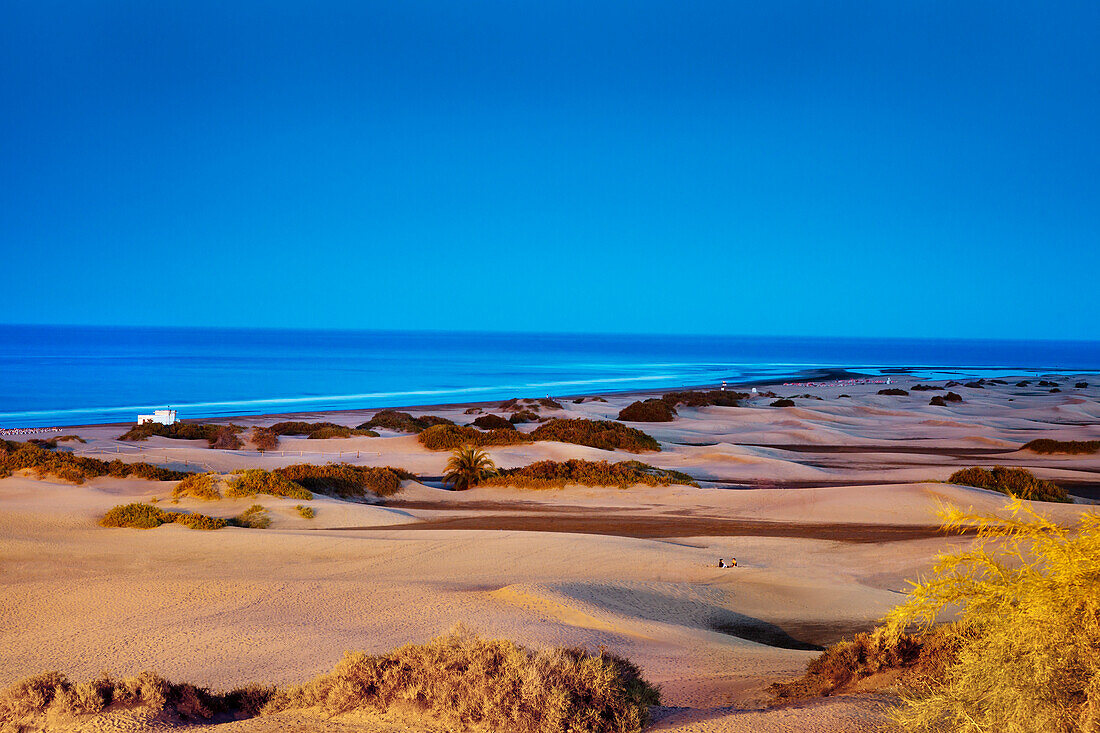 Sand dunes of Maspalomas, Gran Canaria, Canary Islands, Spain